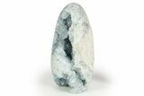 Free-Standing Crystal Filled Celestine Geode - Madagascar #303867-2